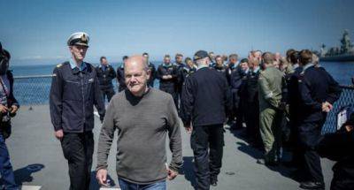 Шольца впечатлили военно-морские учения Германии в Балтийском море