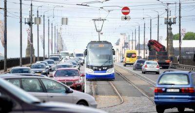 В Риге изменится трамвайное сообщение на пересечении набережной 11 Ноября и улицы 13 Января