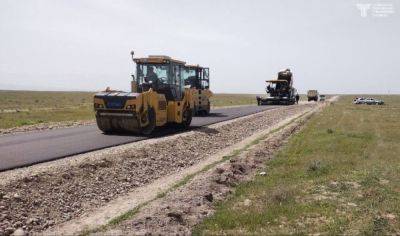 В Сурхандарье строят новую дорогу, которая соединит две трассы международного значения и сократит время доставки грузов в Ташкент