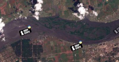 Подрыв Каховской ГЭС: в сети появился спутниковый снимок последствий разрушений (фото)