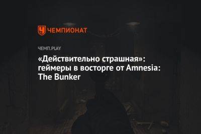 «Действительно страшная»: геймеры в восторге от Amnesia: The Bunker