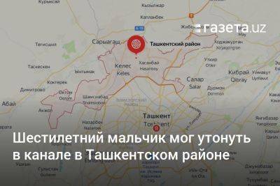 Шестилетний мальчик мог утонуть в канале в Ташкентском районе
