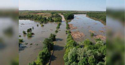 Подрыв Каховской ГЭС: у Зеленского показали масштабы затоплений в Херсонской области (видео)