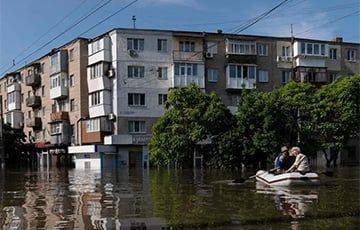 В оккупированной Голой Пристани затопило около 200 домов