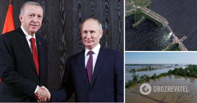 Переговоры Эрдоган Путин 7 июня – в Турции настаивают на расследовании взрыва на Каховской ГЭС