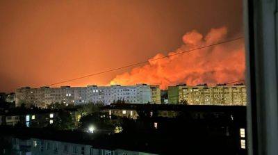 В Бердянске раздался взрыв, горит газопровод