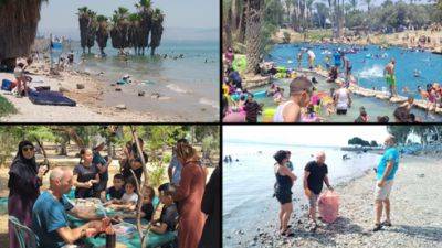 Многие пляжи и места отдыха в Израиле закрылись из-за наплыва отдыхающих