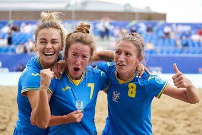 Женская сборная Украины по пляжному футболу проиграла Испании в финале Европейских игр