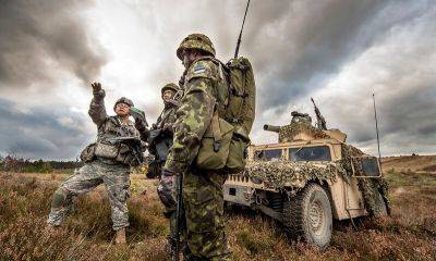 На Гайжюнском полигоне – учения военных Литвы, Франции и Германии