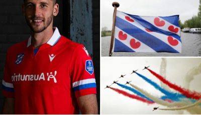 Голландских футболистов осудили за цвета флага России на новой форме