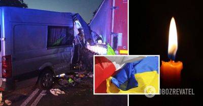 ДТП украинского микроавтобуса в Польше - есть жертва