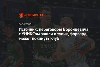 Источник: переговоры Воронцевича с УНИКСом зашли в тупик, форвард может покинуть клуб