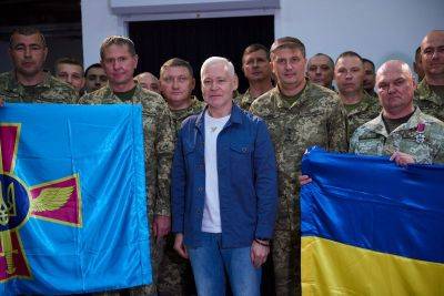 «Благодаря вам город живет». Терехов поздравил зенитчиков в Харькове