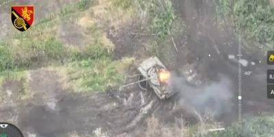 В Генштабе показали видео уничтожения газотурбинного танка оккупантов