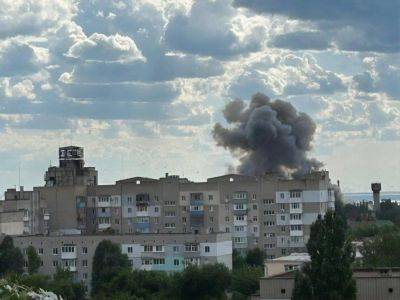 В Бердянске раздалась серия мощных взрывов
