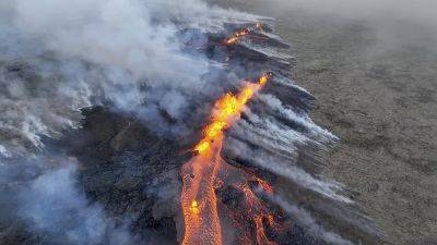 Извержение вулкана в Исландии: доступ к району заблокирован
