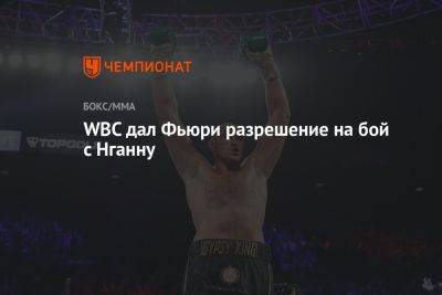 WBC дал Фьюри разрешение на бой с Нганну