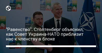 "Равенство". Столтенберг объяснил, как Совет Украина-НАТО приблизит нас к членству в блоке