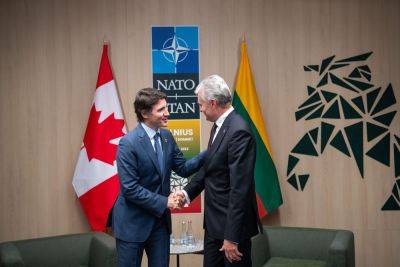 Г. Науседа и премьер-министр Канады обсудили укрепление безопасности Балтийского региона