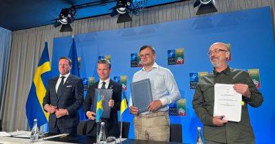 Украина и Швеция подписали на саммите НАТО соглашение об обмене секретной информацией, — Резников