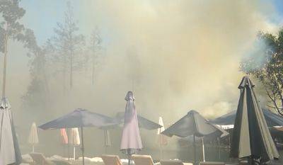 Сильный пожар под Киевом, огонь охватил известный комплекс отдыха: есть пострадавшие