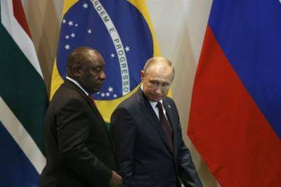 В ЮАР намекают, что путин будет на саммите БРИКС: в кремле говорят, формат пока не определен