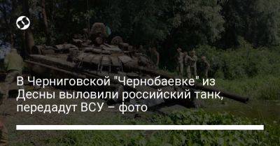 В Черниговской "Чернобаевке" из Десны выловили российский танк, передадут ВСУ – фото