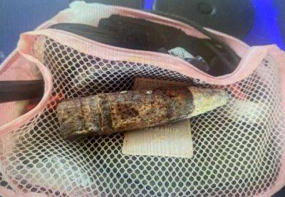 В сумке 20-летней военнослужащей обнаружили фрагмент противоракетного снаряда