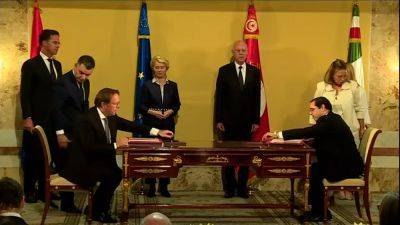 Марк Рютте - ЕС - Тунис: пакт о сдерживании миграции - ru.euronews.com - Италия - Голландия - шт. Джорджия - Тунис - Брюссель - Тунисская Респ. - Ляйен - Ес