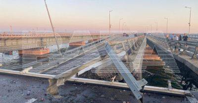 Россияне публикуют первые фото и видео после "бавовны" на Крымском мосту