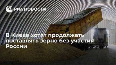 Офис Зеленского предложил поставлять зерно по Черному морю без участия России