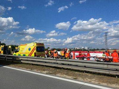 В Чехии столкнулись два автобуса: десятки пострадавших