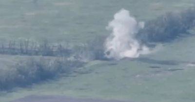 Аэроразведка "Волков" из теробороны помогла артиллерии ВСУ уничтожить технику РФ (видео)