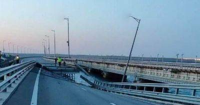 В Сети появились спутниковые фото повреждений Крымского моста