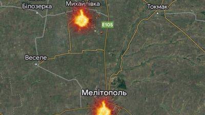 В оккупированном Мелитополе и районе раздавались взрывы