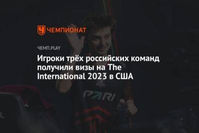 Игроки трёх российских команд получили визы на The International 2023 в США