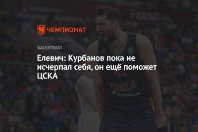 Елевич: Курбанов пока не исчерпал себя, он ещё поможет ЦСКА