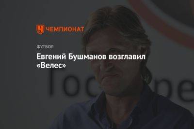 Евгений Бушманов возглавил «Велес»