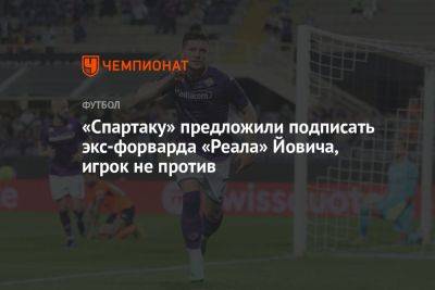 «Спартаку» предложили подписать экс-форварда «Реала» Йовича, игрок не против