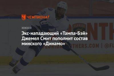 Экс-нападающий «Тампа-Бэй» Джемел Смит пополнит состав минского «Динамо»
