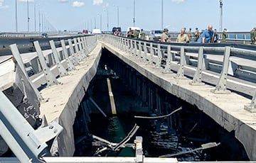 На Керченском мосту россияне объявили «воздушную тревогу»