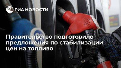 Вице-премьер Новак рассказал о подготовке предложений для стабилизации цен на бензин