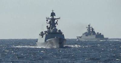 Россия и Китай начали совместные военные учения в Японском море (фото)