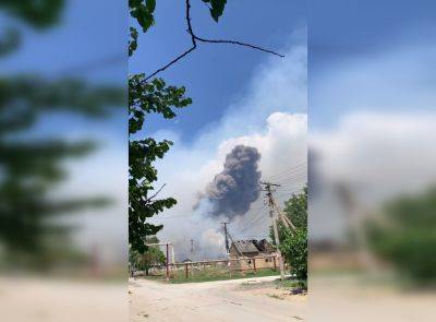Взрывы в Крыму сегодня 22 июля - уничтожен склад боеприпасов, видео