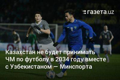 Казахстан не планирует принимать чемпионат мира по футболу в 2034 году — Минспорта