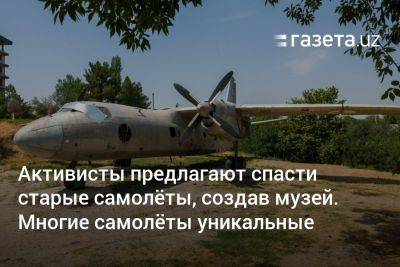Активисты предлагают спасти старые самолёты, создав музей. Многие самолёты уникальные