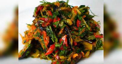 Красочный салат с баклажанами: рецепт от переселенки из Мариуполя Ольги Матвей