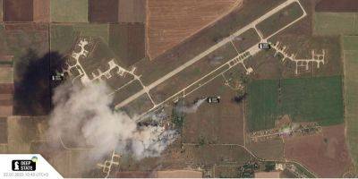 Появились спутниковые снимки детонации на аэродроме Октябрьское в Крыму