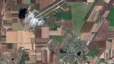 Взрывы в Крыму 22 июля – спутниковые фото зафиксировали последствия попадания в состав боеприпасов