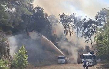 В Турции лесные пожары охватили регион популярного у белорусов курорта Анталья